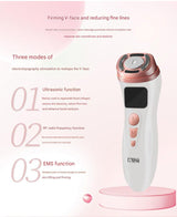 DS NA 3-in-1 Facial Firming & Anti-Wrinkle Device with HIFU, RF & EMS Tech