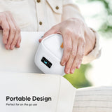 DS NA Professional Ultrasonic Cleaner with UV Light - 45000Hz for Dentures - Wh