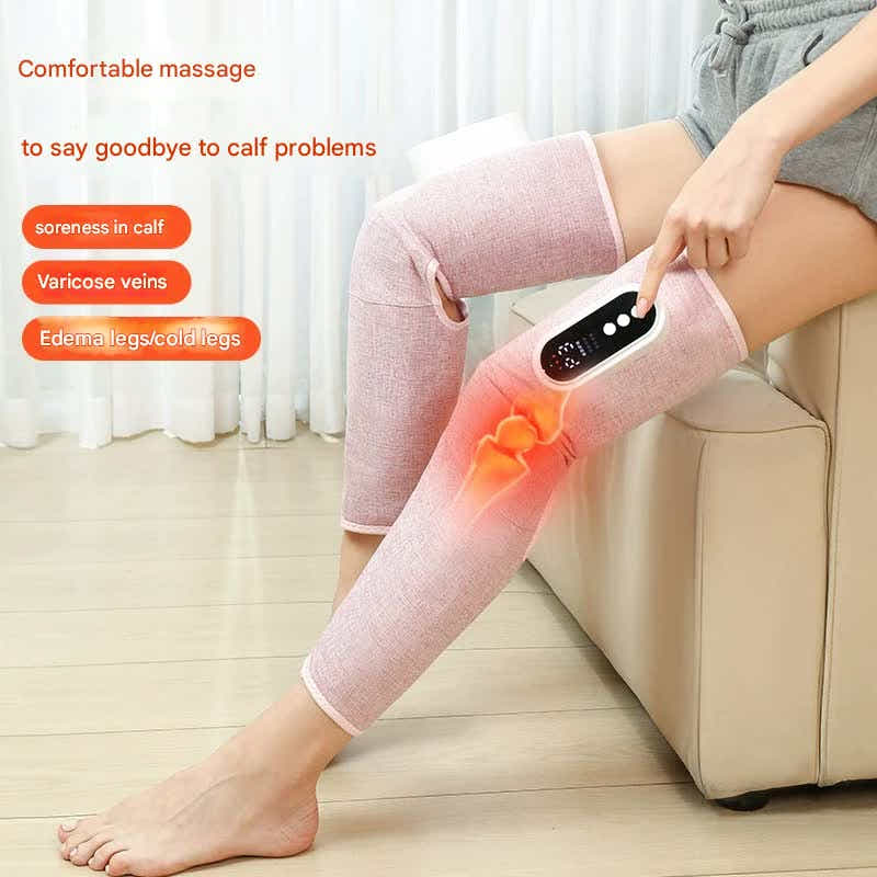 DS NA Rechargeable Air Compression Leg Massager with Heat Therapy