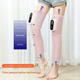 DS NA Rechargeable Air Compression Leg Massager with Heat Therapy