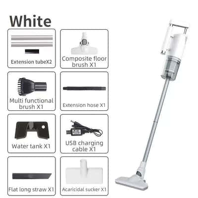 DS NA Cordless 2-in-1 Handheld & Stick Vacuum Cleaner – Powerful Suction, Wash
