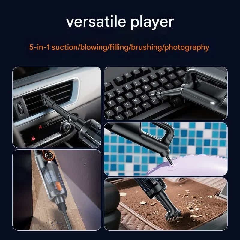 DS NA Multi-Function Cordless Handheld Vacuum Cleaner & Blower - Powerful Brush