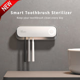 DS NA Smart UVC Toothbrush Sterilizer & Holder with Heat Drying, Radar Sensor