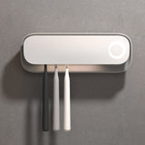 DS NA Smart UVC Toothbrush Sterilizer & Holder with Heat Drying, Radar Sensor