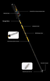 DS NA Ultralight Carbon Fiber Foldable Poles – Blue (Trail Running & Hiking)