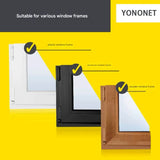 DS NA 3-Piece DIY Magnetic Window Screen Kit: Fine Mesh Insect Net (No-Drill Rq)