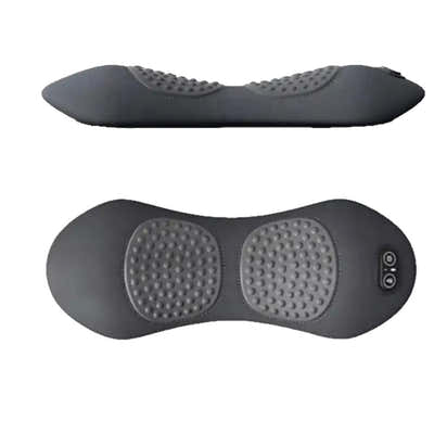 DS NA Dark Grey 3-in-1 Heated Back Stretcher with Vibration Massage & Traction