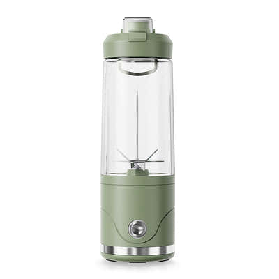 DS NA Green Portable Automatic Rechargeable Blender Wireless Juicer Mini Ice