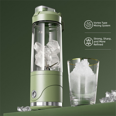 DS NA Black Portable Automatic Rechargeable Blender Wireless Juicer Mini Ice