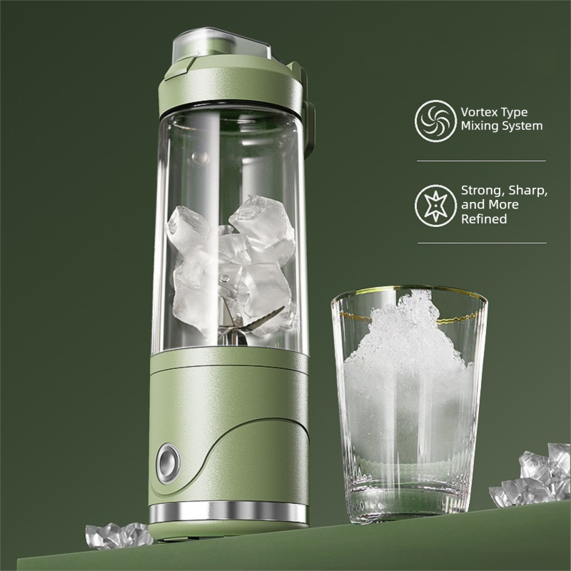 DS NA White Portable Automatic Rechargeable Blender Wireless Juicer Mini Ice