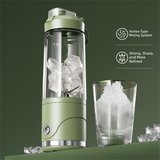 DS NA White Portable Automatic Rechargeable Blender Wireless Juicer Mini Ice