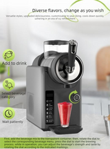 DS NA Dark Grey Compact Home Cold Drink & Ice Cream Maker – Multi-Functional