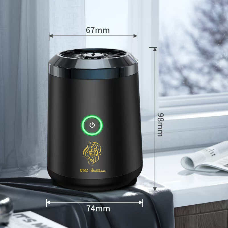 DS NA Portable Electric Oud Bukhoor Incense Burner with Speaker - USB Recharge
