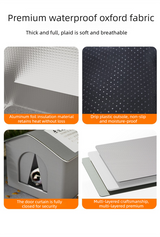 DS NA Large Size Elevated Indoor/Outdoor Pet Shelter(grey): Waterproof, Insulate