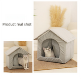 DS NA Large Size Elevated Indoor/Outdoor Pet Shelter(blue): Waterproof, Insulate