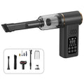 DS NA Black 4-in-1 Car Vacuum Cleaner & Tyre Inflator – Portable Cordless Air