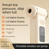 DS NA Beige 4-in-1 Car Vacuum Cleaner and Tyre Inflator Portable Cordless Air