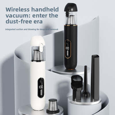 DS NA Black 2-in-1 Cordless Handheld Car Vacuum Cleaner and Air Blower Powerful