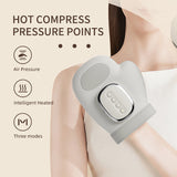 DS NA Grey Electric Cordless Hand Massager with Heat and Air Compression Smart