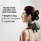 DS NA Green Cordless Shoulder and Neck Massager with Heat Rechargeable Shiatsu