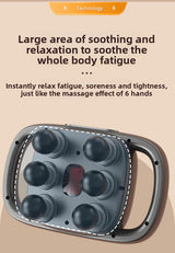 DS NA 6-Head Deep Tissue Percussion Massager - Cordless Electric Muscle Gun