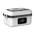 DS NA 1L White Cordless Waterless Heated Lunch Box -Portable 304 Stainless Steel