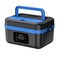DS NA 1L Black-Blue Cordless Waterless Heated Lunch Box - Portable 304