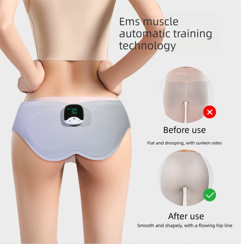 DS NA Electric Hip Trainer EMS Muscle Stimulator Buttock Lifting Belt with Remot