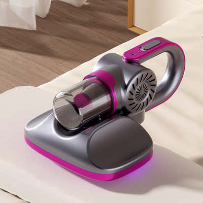 DS NA Purple Cordless Handheld UV Mite Remover – 11KPa Bed Vacuum Cleaner