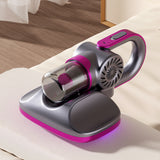 DS NA Purple Cordless Handheld UV Mite Remover – 11KPa Bed Vacuum Cleaner