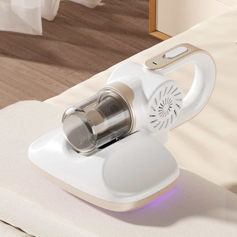 DS NA White Cordless Handheld UV Mite Remover - Bed Vacuum with 11KPA Powerful