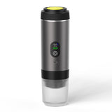 DS NA Grey 3-in-1 Portable Espresso Maker with Self-Heating and One-Touch Cold