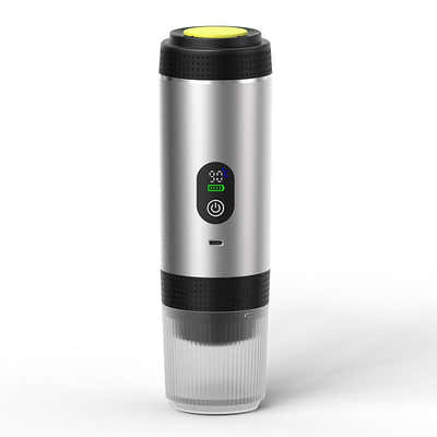 DS NA Sliver 3-in-1 Portable Espresso Maker with Self-Heating and One-Touch Cold