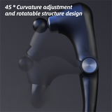 DS NA Black-Blue Foldable Percussion Massage Gun – Hot & Cold Compress with 10 H