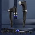 DS NA Black-Sliver Foldable Percussion Massage Gun with Hot Cold Compress & 10 H