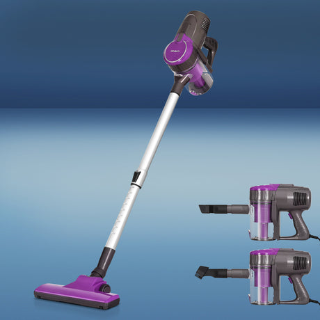 DS NA Devanti Stick Vacuum Cleaner Bagless Corded 500W Purple