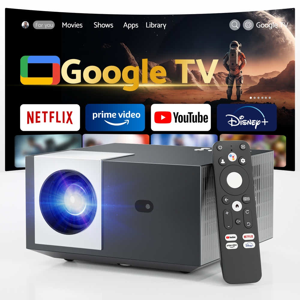DS NA Devanti Video Project 4K 1080P Official Google TV 5G Wifi Home Cinema