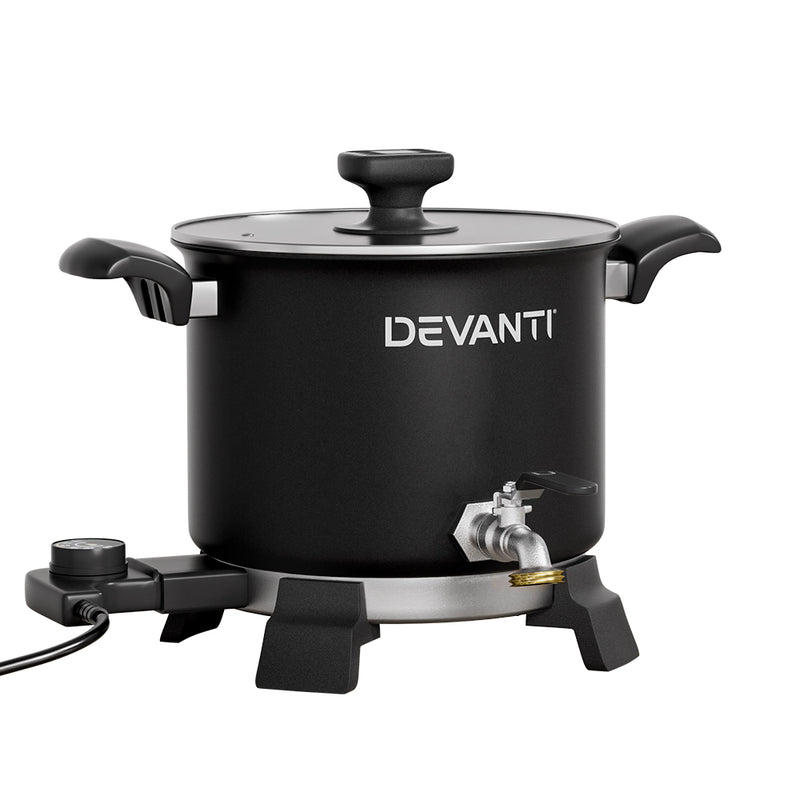 DS NA 5L Wax Melter Candle Making 1200W Melting Pot Quick Pour Spout Soy Soap