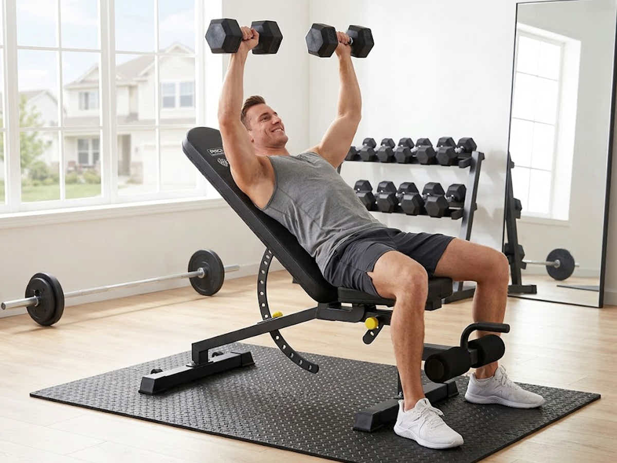 DS Heavy Duty Adjustable Weight Bench