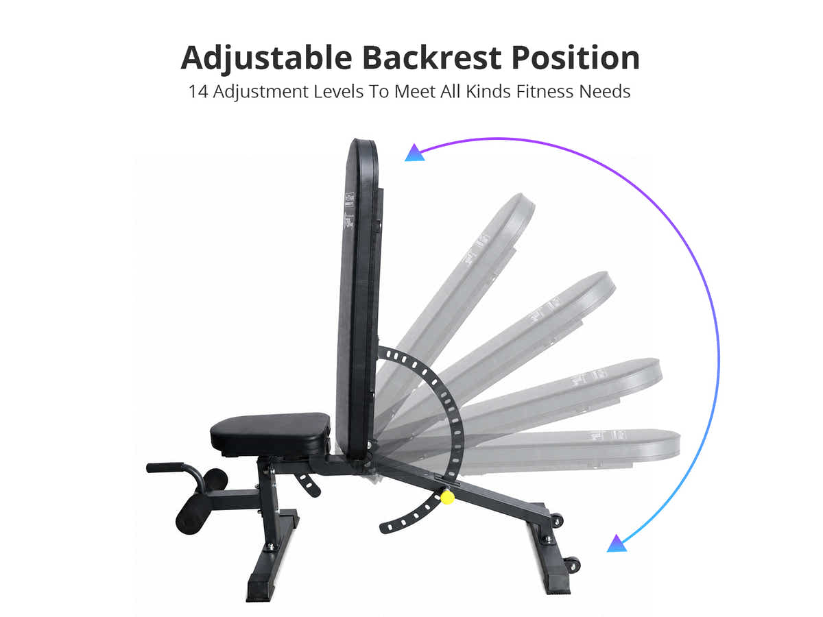DS Heavy Duty Adjustable Weight Bench