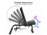 DS Heavy Duty Adjustable Weight Bench - 450 Kg