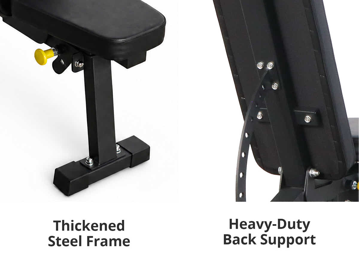 DS Heavy Duty Adjustable Weight Bench - 450 Kg