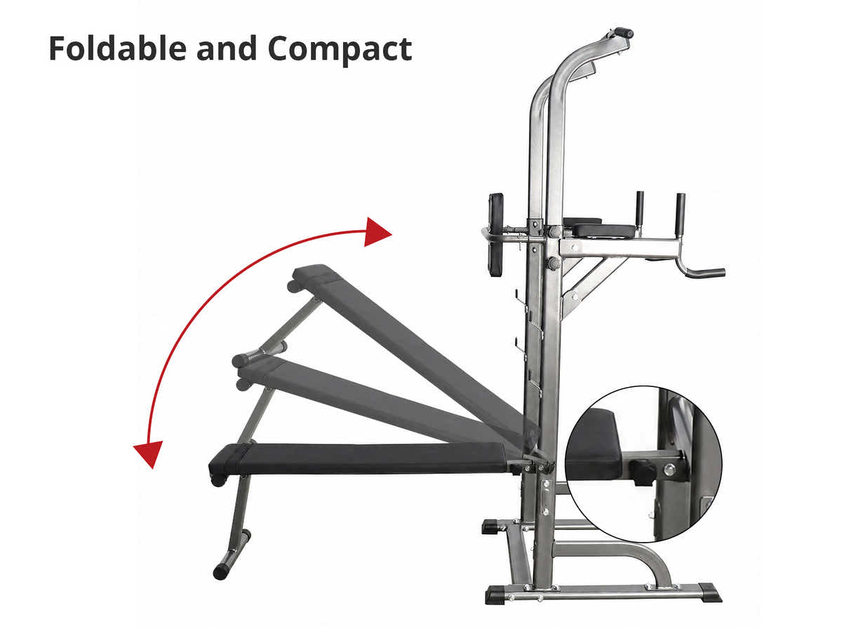 DS Weight Bench Chin Up Bar