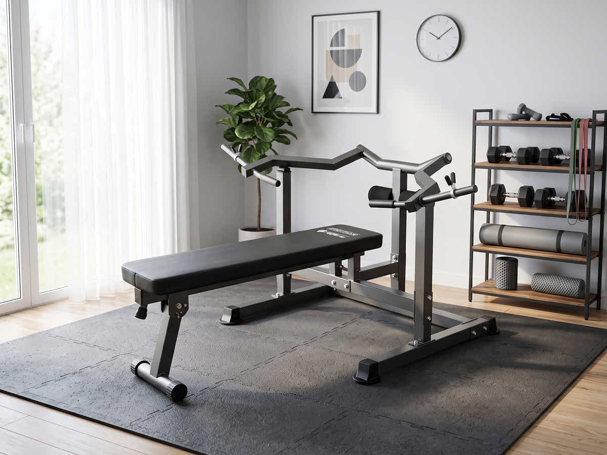 DS Chest Press Machine Folding Workout Bench