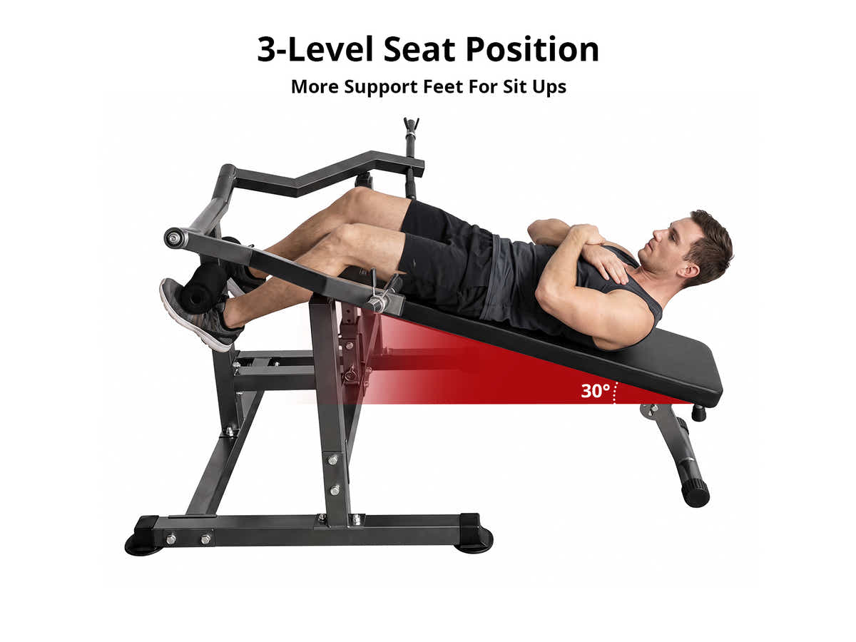 DS Chest Press Machine Folding Workout Bench