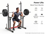 DS Adjustable Squat Rack With H-Frame Base
