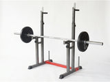 DS Adjustable Squat Rack With H-Frame Base