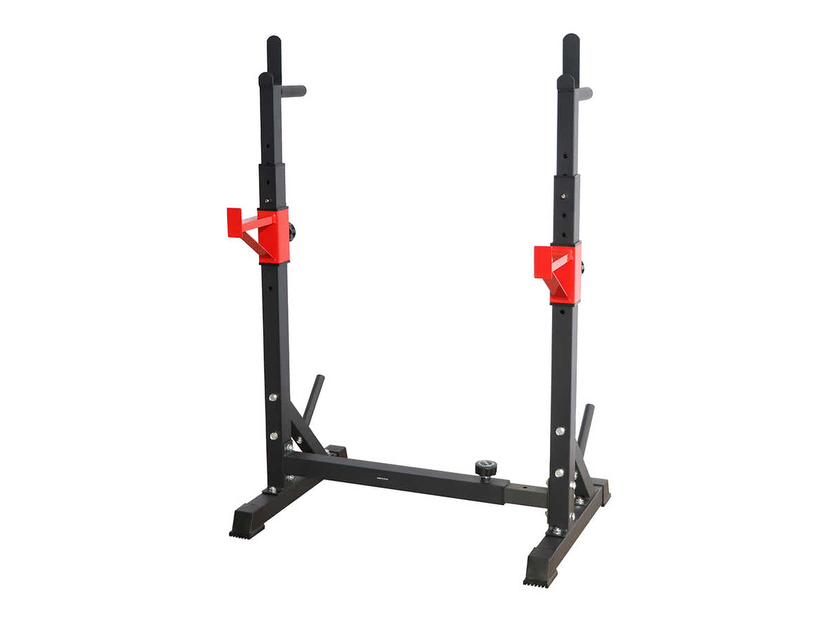 DS Adjustable Squat & Barbell Rack With T-Frame Base