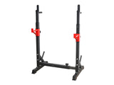 DS Adjustable Squat & Barbell Rack With T-Frame Base