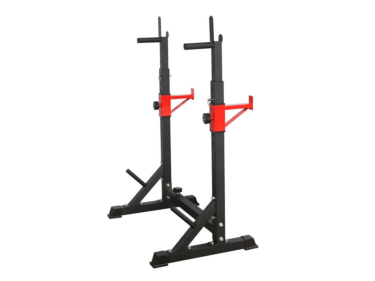 DS Adjustable Squat & Barbell Rack With T-Frame Base